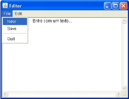 Figura 2.6: Exemplo de um Editor de Texto