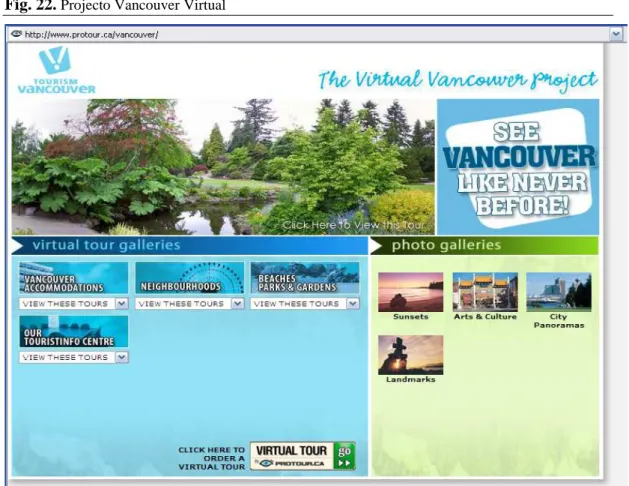 Fig. 22.  Projecto Vancouver Virtual  
