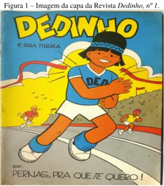 Figura 1 – Imagem da capa da Revista Dedinho, nº 1. 