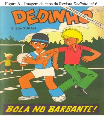 Figura 6 – Imagem da capa da Revista Dedinho, nº 6. 