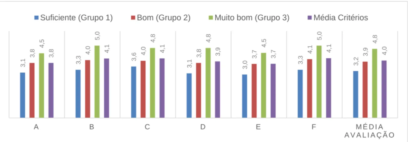 Figura 6: Análise dos resultados obtidos na avaliação individual 