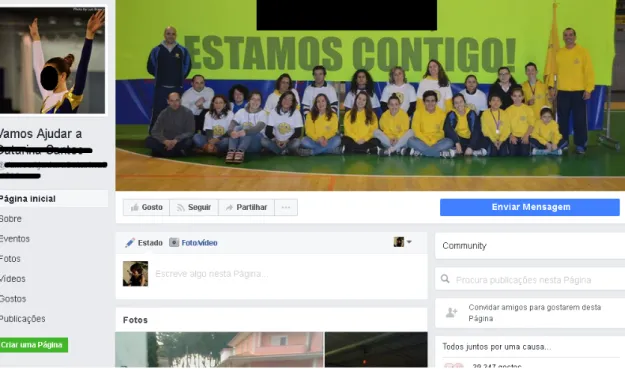 Figura 14 - Conta de Facebook