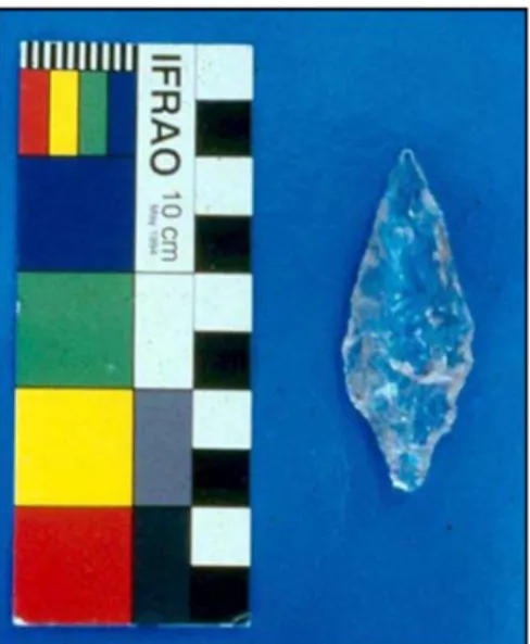 Fig. 11 – Ponta inteira em quartzo hialino. 