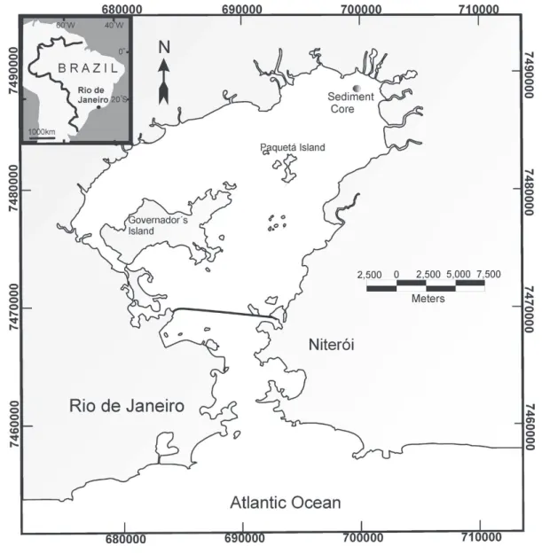 Figure 1 - Map of the location of the studied area.
