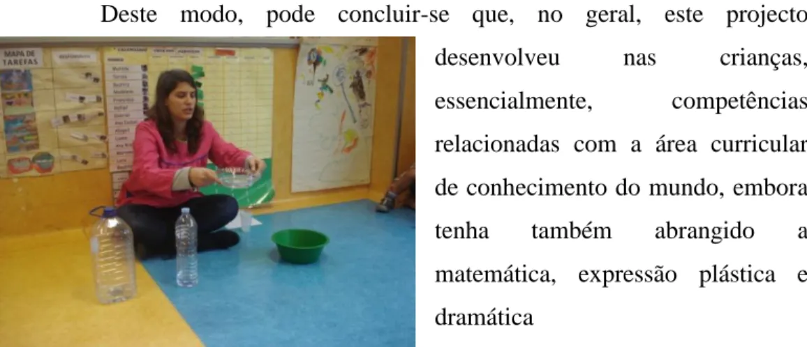Figura 3: Mesma quantidade de água em recipientes diferentes 