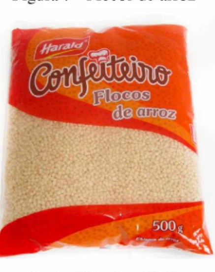 Figura 7 - Flocos de arroz