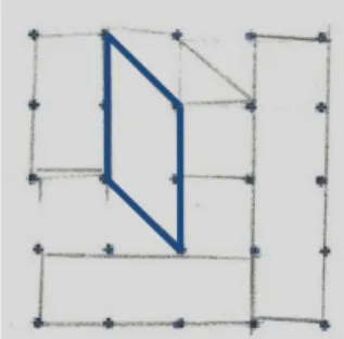 Figura 12 – Quadriláteros no geoplano 5 x 5 