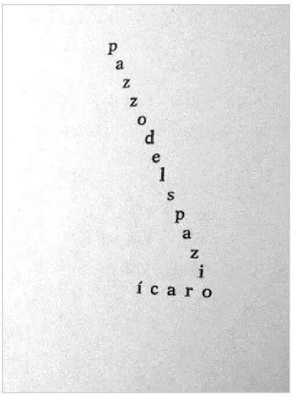 Figura 12 – Poema de Dora Ferreira de Souza, referência ao mito de Ícaro. 