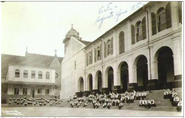 Figura 2: Pátio interno do Colégio em 1939. 