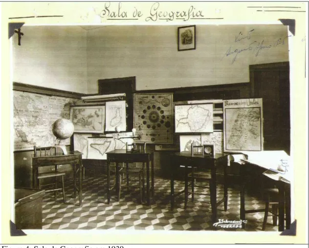 Figura 4: Sala de Geografia em 1939. 