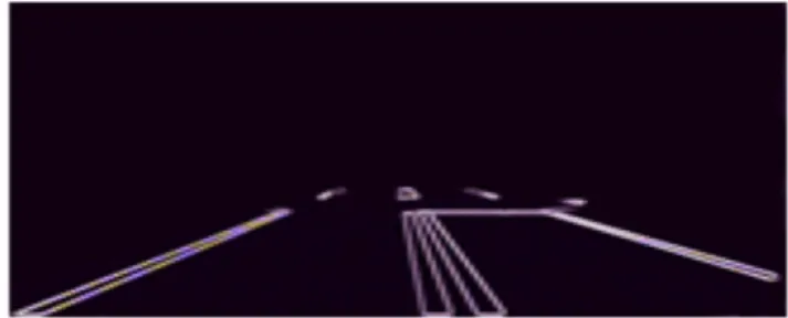 Fig. 8. Result o the edge detection algorithm. The gray level is  proportional to the luminosity gradient