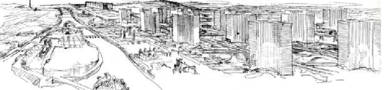 fig. 8- Plan Voisin.  Le Corbusier 1910-65, p.320 