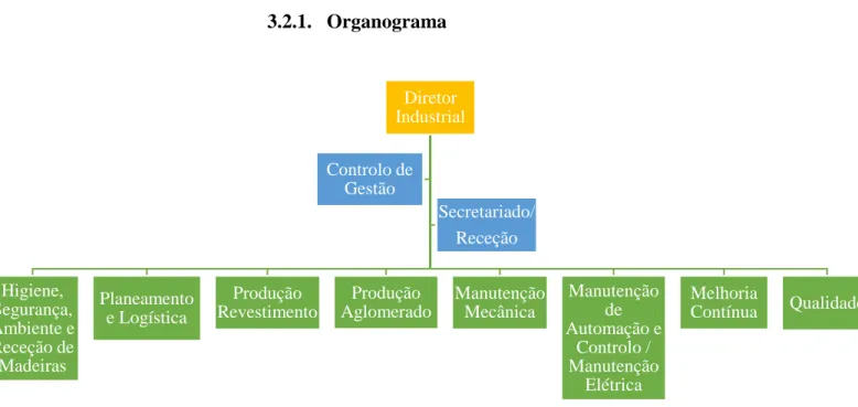 Figura 7 - Organograma da Empresa 