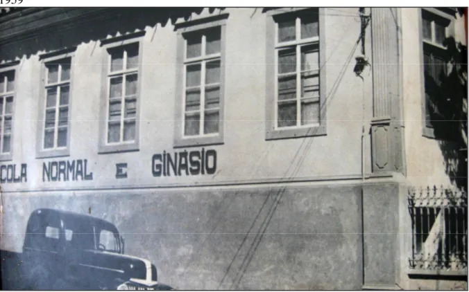 Figura 01 - Fachada da casa onde funcionou a Escola Normal Oficial de Uberaba de 1948 a  1959 