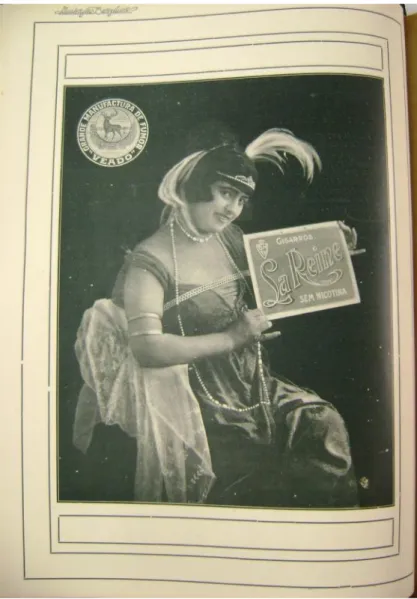 Figura  16:  Propaganda  dos  cigarros  La  Reine,  publicada  na  edição de novembro de 1920, da  revista Ilustração Brasileira