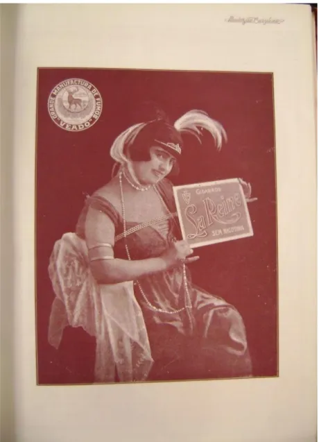 Figura  20:  Propaganda  dos  cigarros  La  Reine  em  destaque  na  contracapa  da  Ilustração  Brasileira,  na  publicação  de  outubro  de  1920