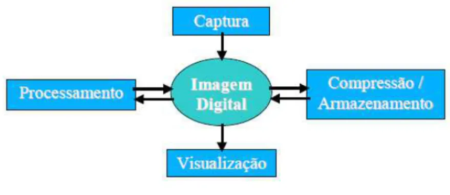 Figura 7 – Etapas do processamento digital de imagens