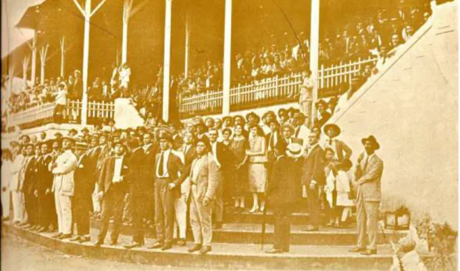 Ilustração 19: Arquibancada do Comercial Futebol Clube em dia de jogo - 1923 (CAGNO, C
