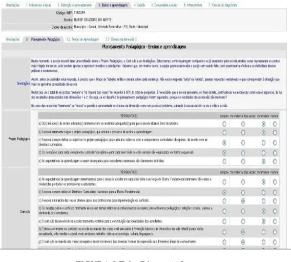 FIGURA 9 Tela: Dimensão 3 