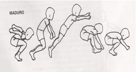 Figura 2 - Estágio maduro para a habilidade do salto horizontal 