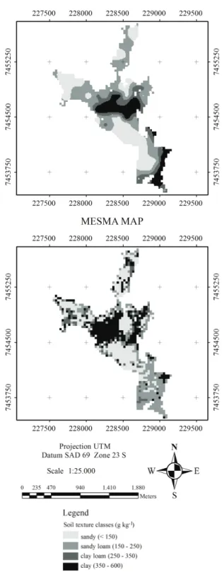 Table 1. Semivariogram parameters for kriging interpolation. 