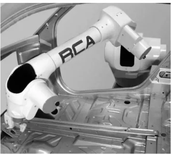Figura 2.5 - Sistema digitalizador robótico que emprega exploração laser  http://news.thomasnet.com 