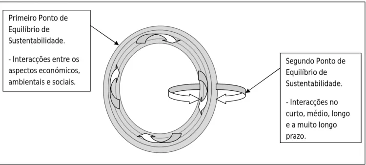 Figura nº 4 - Representação da sustentabilidade através do Two Tiered Sustainability Equilibria  (TTSE)  