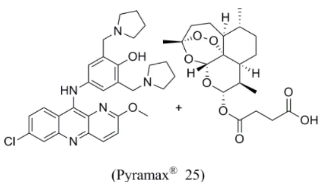Figure 11 - Structure of drugs used in ARCO ®  combination 26.