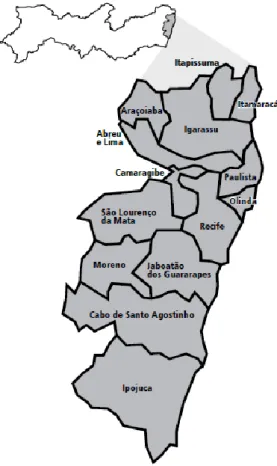Figura 3.2 - Mapa da Região Metropolitana 