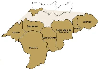 Figura 3.8 - Mapa da Região Sertão do São Francisco 
