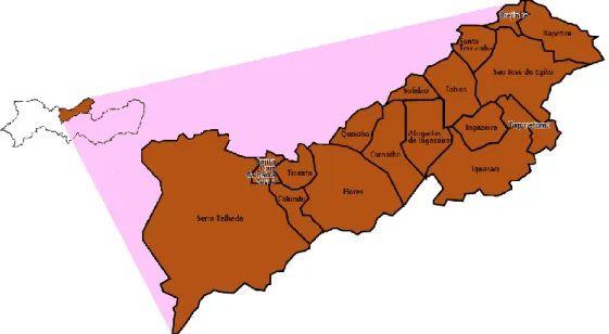Figura 3.9 - Mapa da Região Sertão do Pajeú 