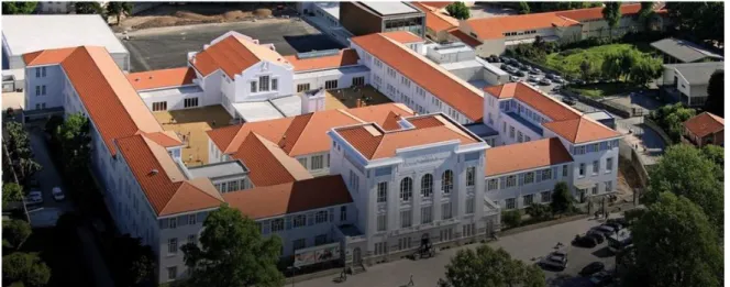 Figura 1 - Autor desconhecido, fotografia aérea do Conservatório do Porto, s/ data. 