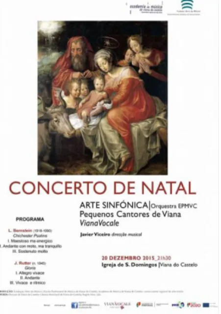 Figura 17 - Cartaz do Concerto de Natal 