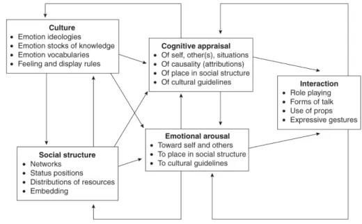 Figura 4 – Análise sociológica das emoções (Stets &amp; Turner, 2008) 