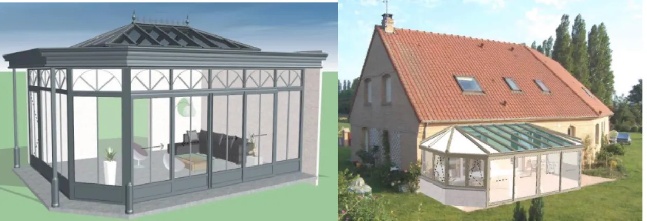 Figure 19- Example of an integration of a conservatory. 
