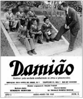Figura  05-  Publicação  na  Revista  Damião  de  mensagem  em  defesa  dos  hansenianos