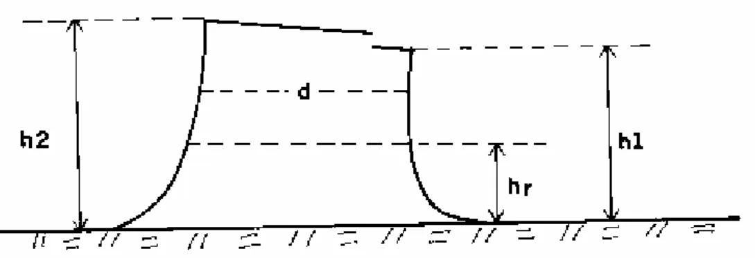 FIGURA 1:  Esquema  para  medição  das  cepas,  sendo  h1  =  altura  menor;  h2  =  altura  maior;  hr  =  altura recomendada pela empresa (10 cm); d = diâmetro  da cepa  (medido entre a altura  recomendada e o topo da cepa)