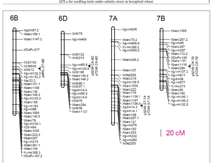 Figure 2 - Continued. QTL detected in the “Xiaoyan 54 × Jing 411” RIL population in this trial