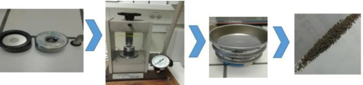 Figura 26 - Esquema experimental do processo de preparação de catalisadores pelo método BSP