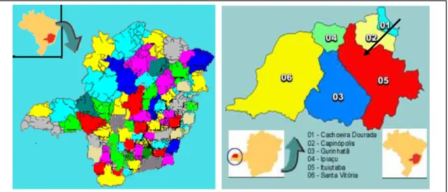 FIGURA 4.1 – Localização do município de Ituiutaba  fonte: Mapa do IBGE 