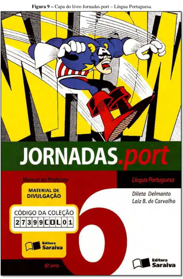 Figura 9 – Capa do livro Jornadas.port – Língua Portuguesa. 