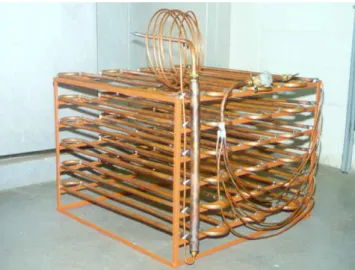 FIGURE 2. Evaporator built to the ice bank. 
