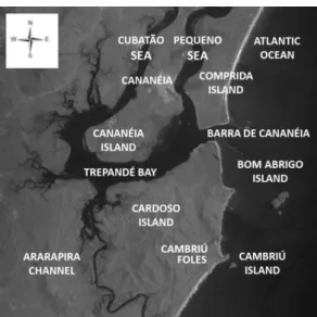 Figure  1  presents  a  satellite  image  of  Cardoso  Island  showing  its  geographical  location  and  its  surroundings