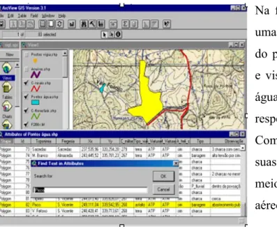 Figura 3 – Consulta à base de dados geográfica