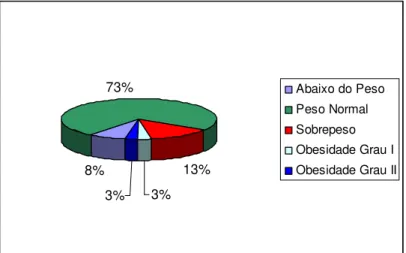Gráfico 4.1 - Percentual de categorias encontradas na turma de EJA  Fonte: Dados da pesquisa, 2006 