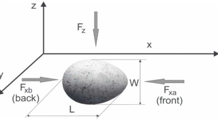 Figure 1 - Schematic presentation of the universal testing machine used to measure  breaking strength