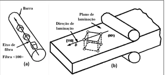 Figura 2.7. Espaço de Euler reduzido com as mais importantes fibras e orientações. 