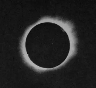 Figura 3.5: Daguerre´otipo do eclipse solar de 28 de Julho de 1851 obtido por Berkowsky (Vaucouleurs, 1961)