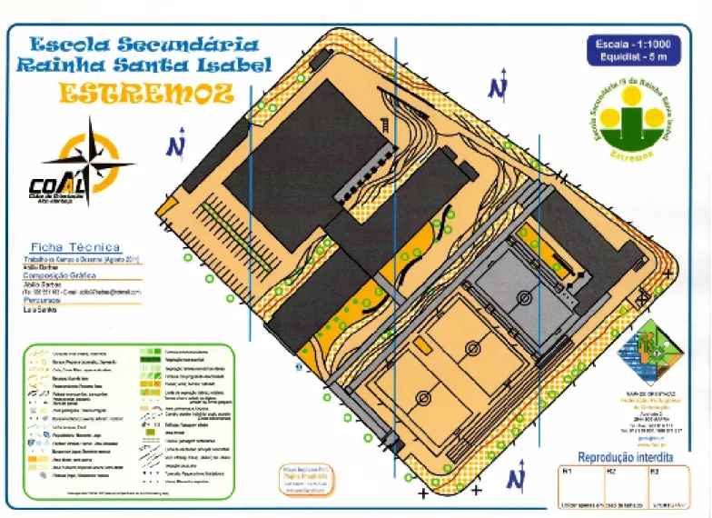 Anexo 17: Mapa do recinto escolar 