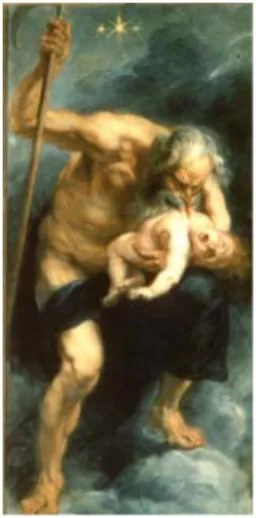 Figura 2 – Goya, Saturno devorando seu  filho, 1821-1823 